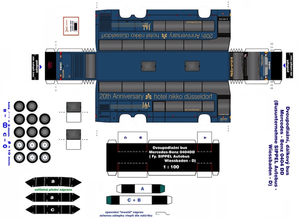 MB O 404 DD Bastelbogen modellbus.info