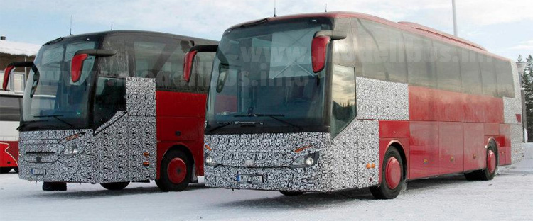 Setra TopClass und ComfortClass 500 erlkönig modellbus info