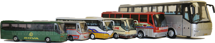 Ein Modellbus - verschiedene Baugren modellbus info