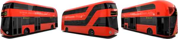 Neuer Doppeldecker 2012 London New Bus for London 2012
