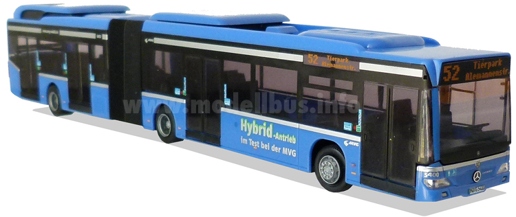 MB Citaro G BlueTec Hybrid MVG modellbus info