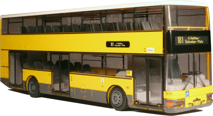 MAN ABB Henschel DN 95 modellbus info