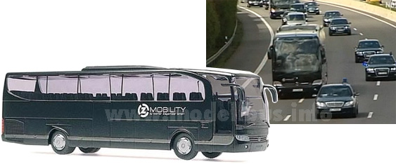 Merkel im Bus mit Jiabao