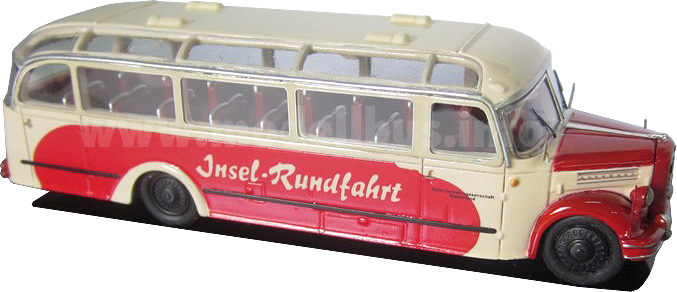 Borgward BO 4000 modellbus info Vorserienmuster