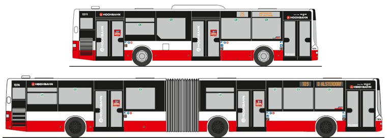 MAN Lions City Hochbahn modellbus.info