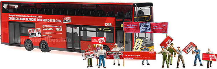 1. Mai Linienbus Demonstration modellbus.info