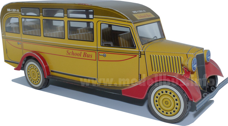 Ford School Bus Alcan modellbus.info