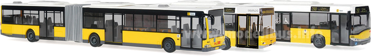 BVG Gelenkbusse von Mercedes-Benz, MAN und Solaris modellbus.info