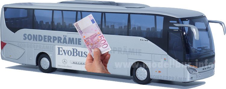 EvoBus 500 Euro Sonderprämie Setra S 515 HD modellbus.info