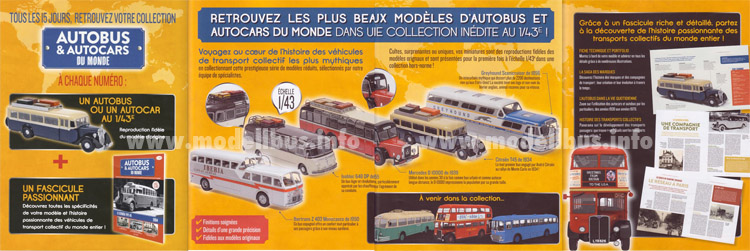Autobus et autocars du monde Hachette - modellbus.info