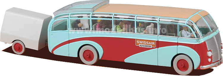 Tintin Tim und Struppi Bus Atlas Editions - modellbus.info
