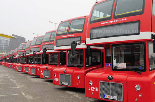 Yutong ZK 6116 HGS Doppeldecker Skopje - modellbus.info