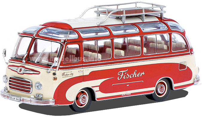 Kässbohrer Setra S 6 Fischer - Schuco - modellbus.info