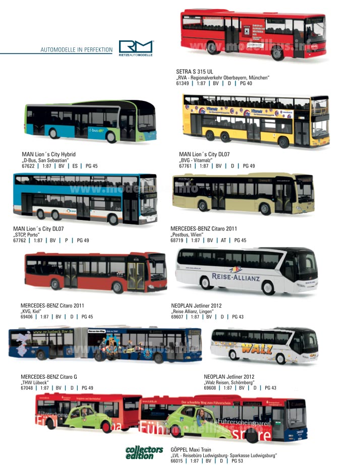 Rietze Auslieferung 04.2014 - modellbus.info