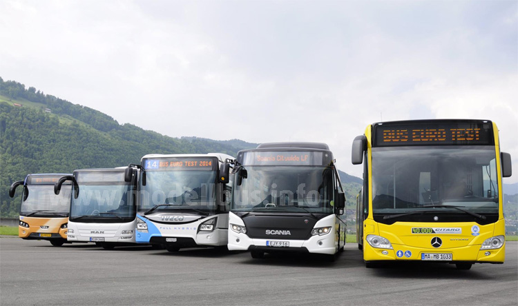 Euro Bus Test 2014 Teilnehmer - modellbus.info