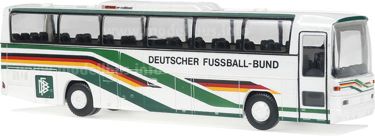 Mercedes-Benz O 303 Deutscher Fußball-Bund WM Bus 1990 - modellbus-info
