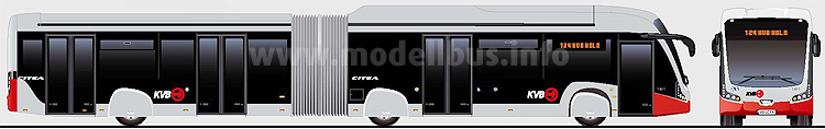 VDL Citea SLFA electric KVB Köln - modellbus.info