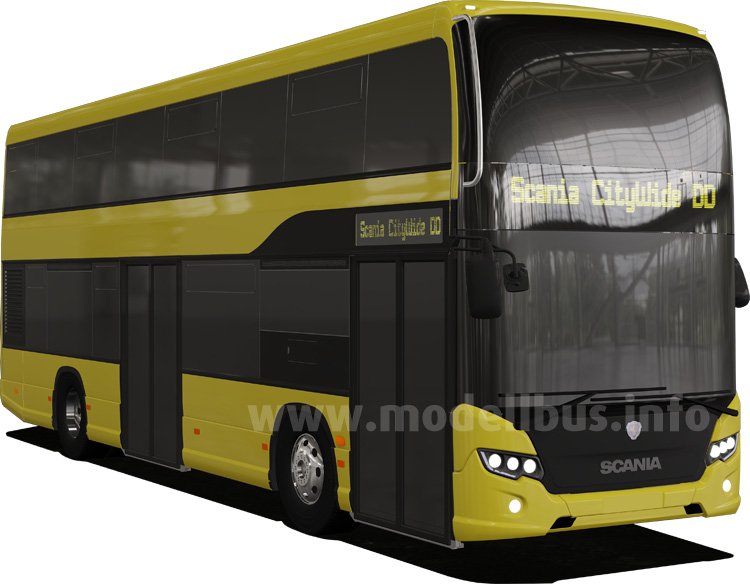 Scania Citywide Doppeldecker BVG Berlin - modellbus.info