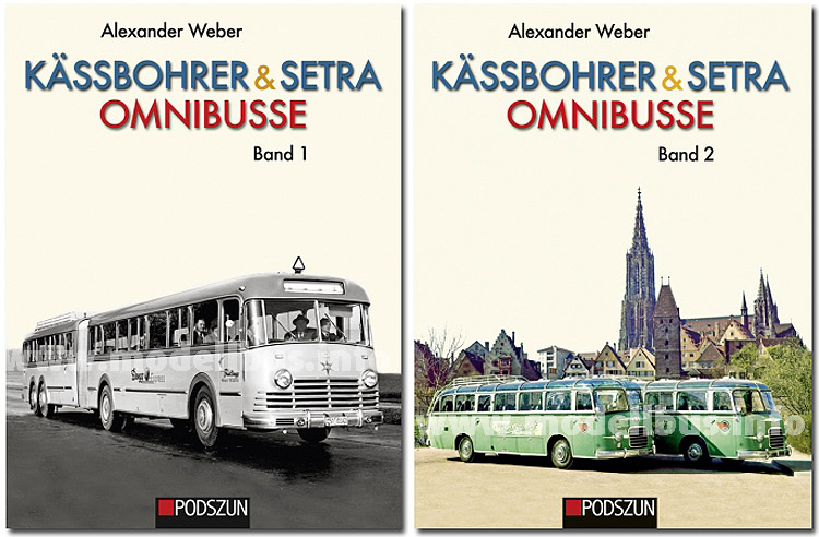 Kässbohrer-Setra-Bücher Podszun Verlag - modellbus.info