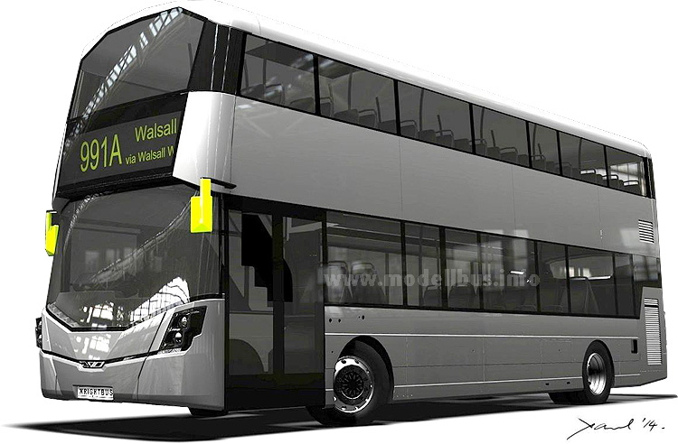 New Wirghtbus double deck Euro Bus Expo 2014 - modellbus.info