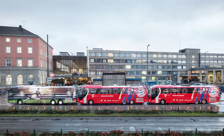 Mit Bussen zur Bundesliga trotz Bahnstreik - modellbus.info