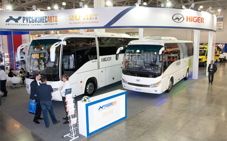 Higer auf der Comtrans 2013 - modellbus.info