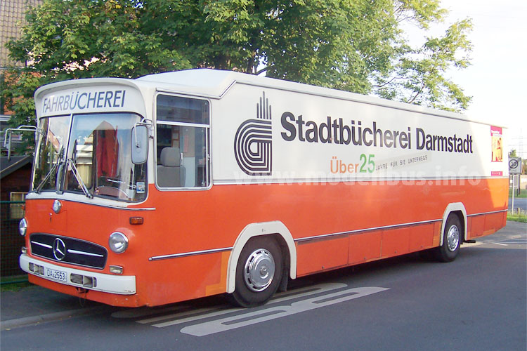 Fahrbücherei Darmstadt - modellbus.info