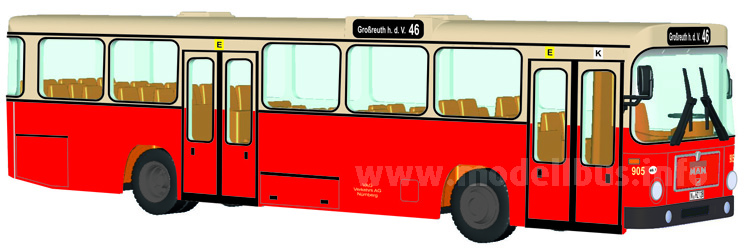 MAN SL 200 Rietze CAD - modellbus.info