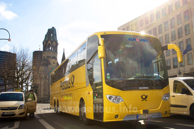 Postbus kooperiert mit Eurolines - modellbus.info
