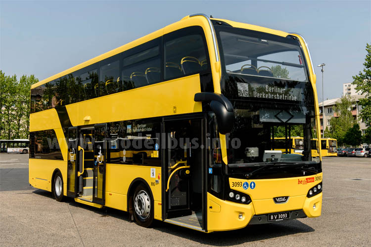 Neuer Doppeldecker Berlin VDL Citea DLF 114 - modellbus.info
