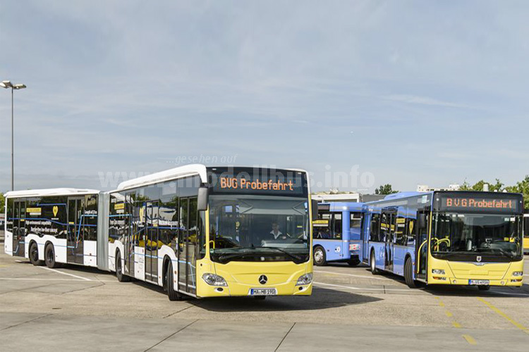 BVG testet Großraumbusse BVG C. Bilan - modellbus.info
