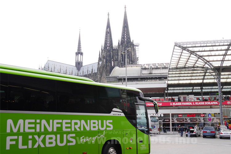 MeinFernbus FlixBus Köln Dom ZOB - modellbus.info