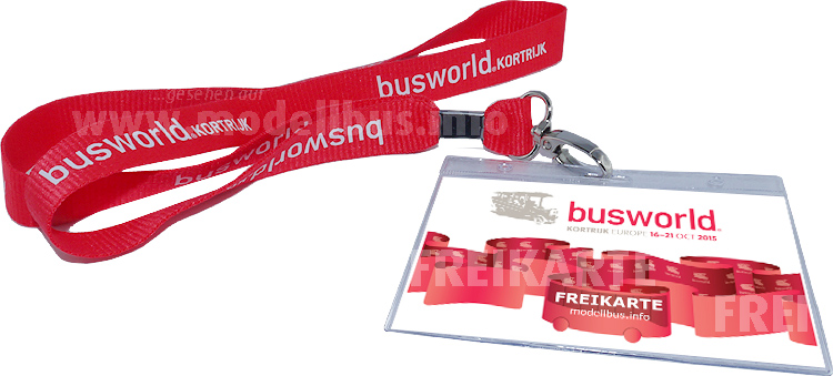 Freikarte für die Busworld Kortrijk 2015 zu gewinnen - modellbus.info