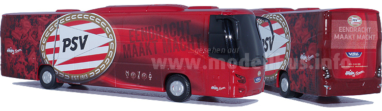 PSV Eindhoven Speelerbus -modellbus.info