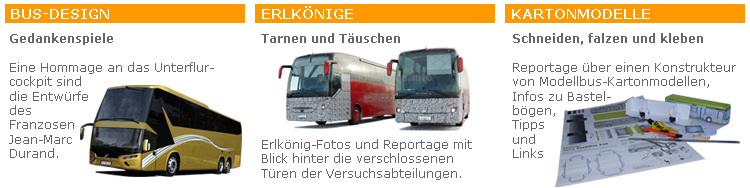 Durand-Design Erlkönige Kartonmodelle modellbus info