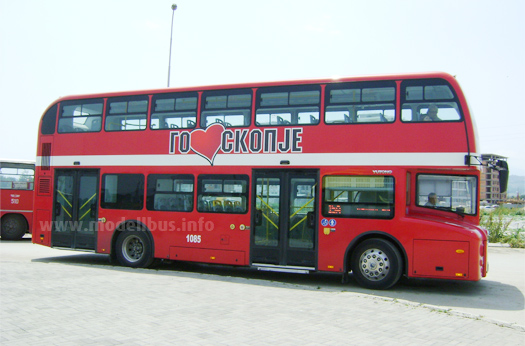 Skopje Doppeldecker Yutong ZK 6116 HGS - modellbus.info