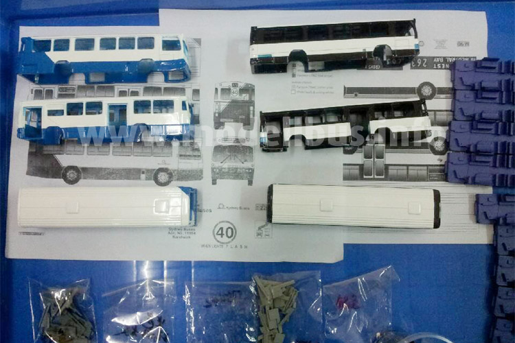 Vergleich mit dem großen Vorbild - Modellbus von TransitGraphics - modellbus.info
