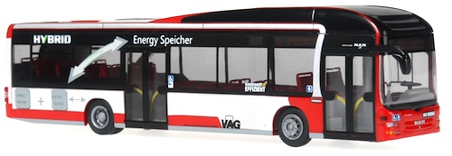 MAN Lions City Hybrid VAG Nürnberg modellbus.info