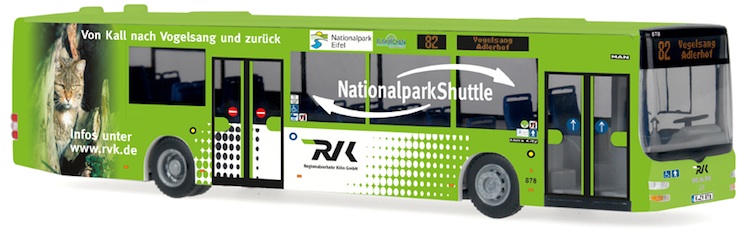 MAN Lions City RVK Nationalparkshuttle Rietze modellbus.info