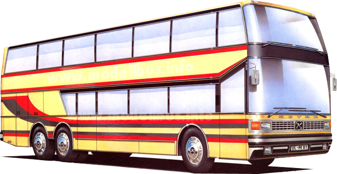 Setra S 228 DT Designskizze modellbus.info